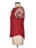 Shein 100% Viscose Red Short Sleeve Blouse Size L - photo 5