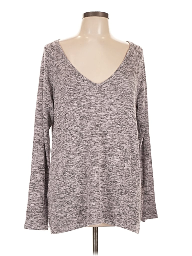 Pre-owned American Eagle Outfitters Pullover Sweater In Gray