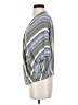 Sophie Max Stripes Blue Short Sleeve Blouse Size S - photo 5