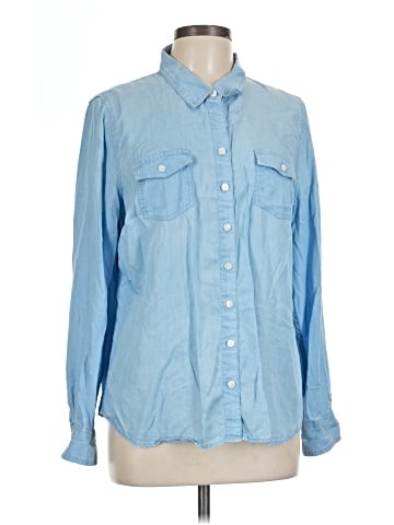 Crown & Ivy Long Sleeve Button-Down Shirt (view 1)
