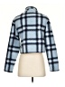 True Craft 100% Polyester Plaid Blue Jacket Size S - photo 2