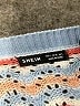 Shein 100% Acrylic Chevron-herringbone Blue Pullover Sweater Size 4 - photo 7