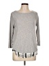 Como Vintage Gray 3/4 Sleeve Top Size L - photo 1