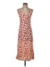 Reformation 100% Polyester Hearts Red Casual Dress Size 2 - photo 1