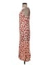 Reformation 100% Polyester Hearts Red Casual Dress Size 2 - photo 5