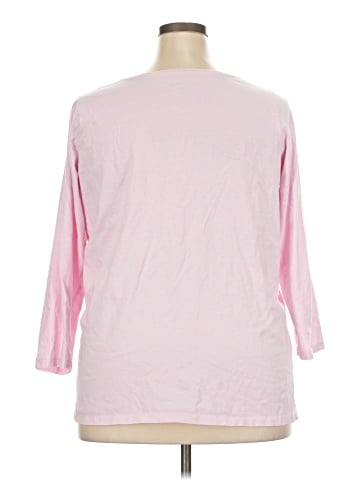 Woman Within 3/4 Sleeve T-Shirt (view 2)