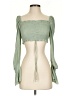 O. Vianca Green 3/4 Sleeve Blouse Size S - photo 1