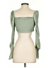 O. Vianca Green 3/4 Sleeve Blouse Size S - photo 2