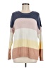 SO 100% Polyester Color Block Pink Pullover Sweater Size M - photo 1