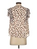 Ann Taylor 100% Polyester Brown Sleeveless Blouse Size S - photo 2