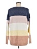 SO 100% Polyester Color Block Pink Pullover Sweater Size M - photo 2