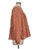 Pink Lily 100% Polyester Orange Long Sleeve Blouse Size L - photo 4