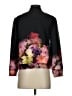 Ted Baker London 100% Polyester Floral Black Track Jacket Size 2 (0) - photo 2