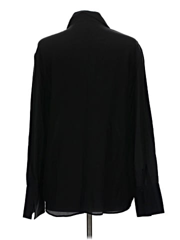 Club Monaco Long Sleeve Silk Top - back