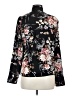 Shein 100% Polyester Floral Black Long Sleeve Blouse Size 6 - photo 2
