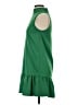 TCEC 100% Polyester Solid Green Casual Dress Size S - photo 5