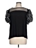 Unbranded Black Short Sleeve Top Size L (estimated) - photo 1