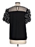 Unbranded Black Short Sleeve Top Size L (estimated) - photo 2