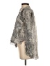 BCBGMAXAZRIA Silver Long Sleeve Blouse Size XS - photo 5