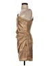 Lost + Wander 100% Polyester Metallic Gold Cocktail Dress Size XS - photo 5