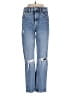 Zara Hearts Blue Jeans Size 2 - photo 1