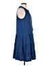 Max Studio Blue Casual Dress Size L - photo 4