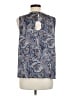 Made With Love Paisley Blue Sleeveless Blouse Size M - photo 2
