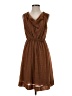 Deletta Brown Casual Dress Size XS - photo 1