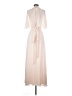 ModCloth 100% Polyester Ivory Cocktail Dress Size S - photo 2