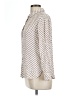 Max Studio 100% Rayon Polka Dots Ivory Long Sleeve Blouse Size L - photo 5