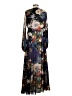 Lulus Print Blue Cocktail Dress Size S - photo 2