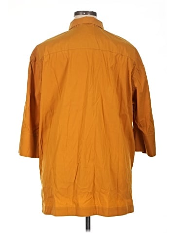 Lafayette 148 New York 3/4 Sleeve Button-Down Shirt (view 2)