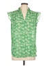 Fun2Fun 100% Polyester Green Sleeveless Blouse Size L - photo 1