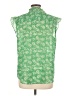 Fun2Fun 100% Polyester Green Sleeveless Blouse Size L - photo 2