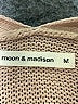 Moon & Madison 100% Polyester Tan Cardigan Size M - photo 7