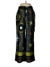 Industry 100% Polyester Print Green Casual Pants Size 12 - photo 1