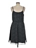 Ann Taylor LOFT 100% Polyester Polka Dots Gray Casual Dress Size M - photo 2