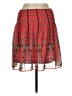 Max Studio 100% Polyester Paisley Red Casual Skirt Size L - photo 2