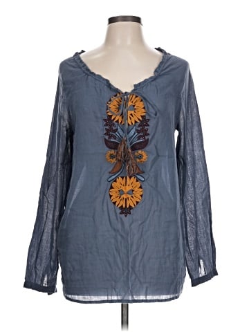 Antik Batik 3/4 Sleeve Blouse (view 1)