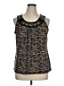 Christopher & Banks Black Sleeveless Blouse Size XL (petite) - photo 1