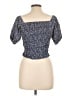 Style House Blue Short Sleeve Top Size L - photo 2
