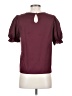 Shein 100% Polyester Burgundy Short Sleeve Top Size 4 - photo 2
