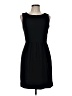 J.Crew 100% Polyester Solid Black Casual Dress Size 6 - photo 1