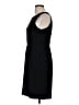 J.Crew 100% Polyester Solid Black Casual Dress Size 6 - photo 5