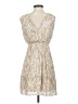 Express 100% Polyester Paisley Ivory Cocktail Dress Size XS - photo 2