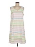 Kim Rogers Stripes White Casual Dress Size M - photo 1