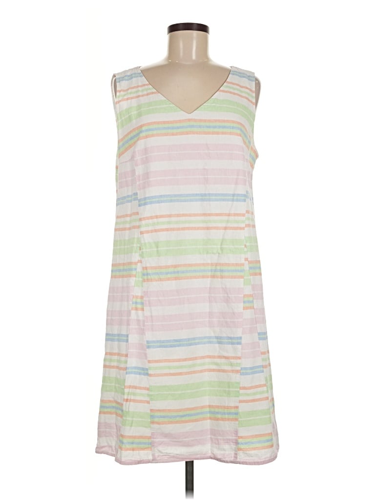Pre-owned Kim Rogers Casual Dress In White