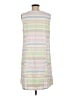 Kim Rogers Stripes White Casual Dress Size M - photo 2