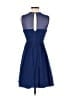 J.Crew 100% Silk Solid Blue Cocktail Dress Size 2 Petite - photo 2