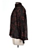 H&M Conscious 100% Polyester Floral Black Long Sleeve Blouse Size 10 - photo 5